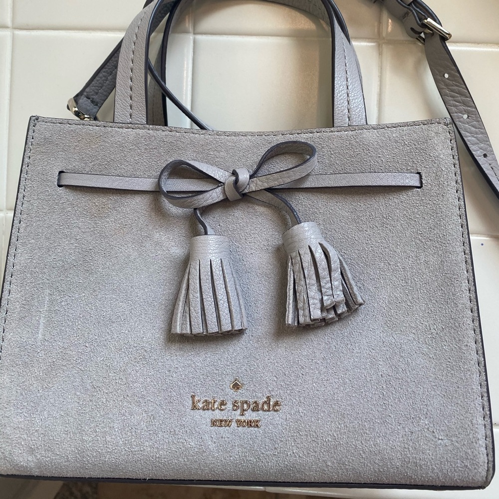 Kate Spade light grey Satchel